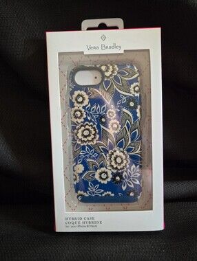 Vera Bradley Blue Floral Hybrid Phone Case NIB
